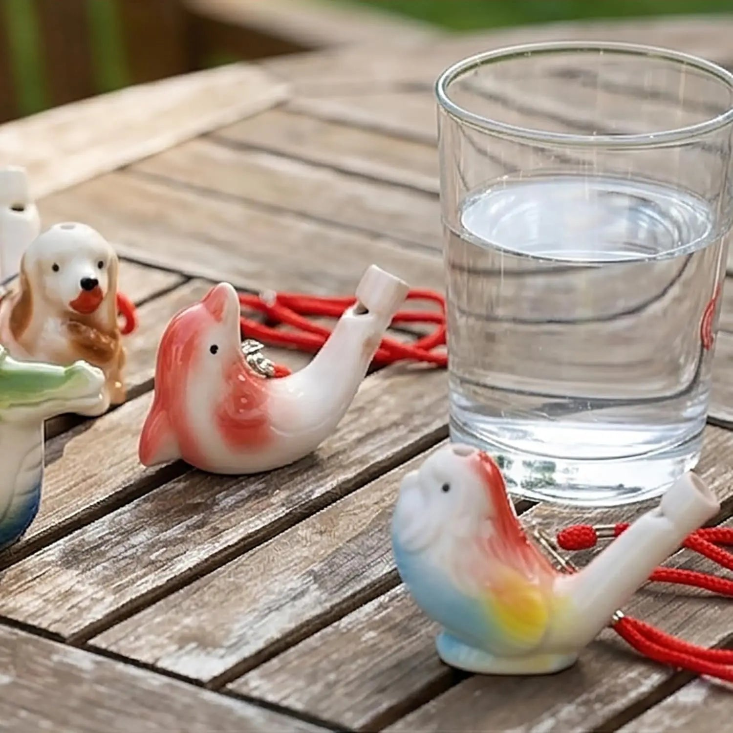 12 Ceramic Bird Whistles for Water Play and Bathing Fun - Ideal Birthday and Easter Gifts